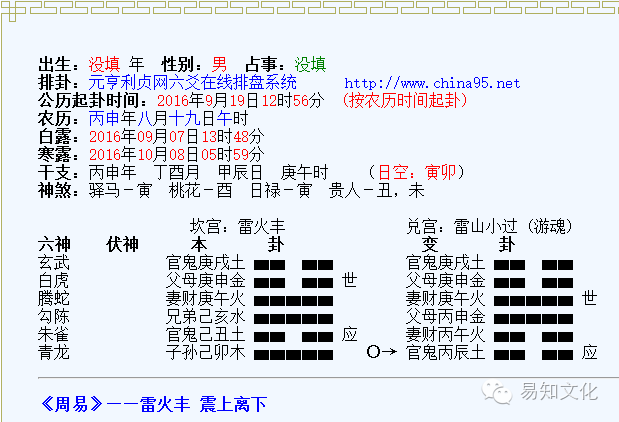 周易六爻占卜每日一占_周易六爻占卜泽山咸解卦_周易六爻占卜预测法