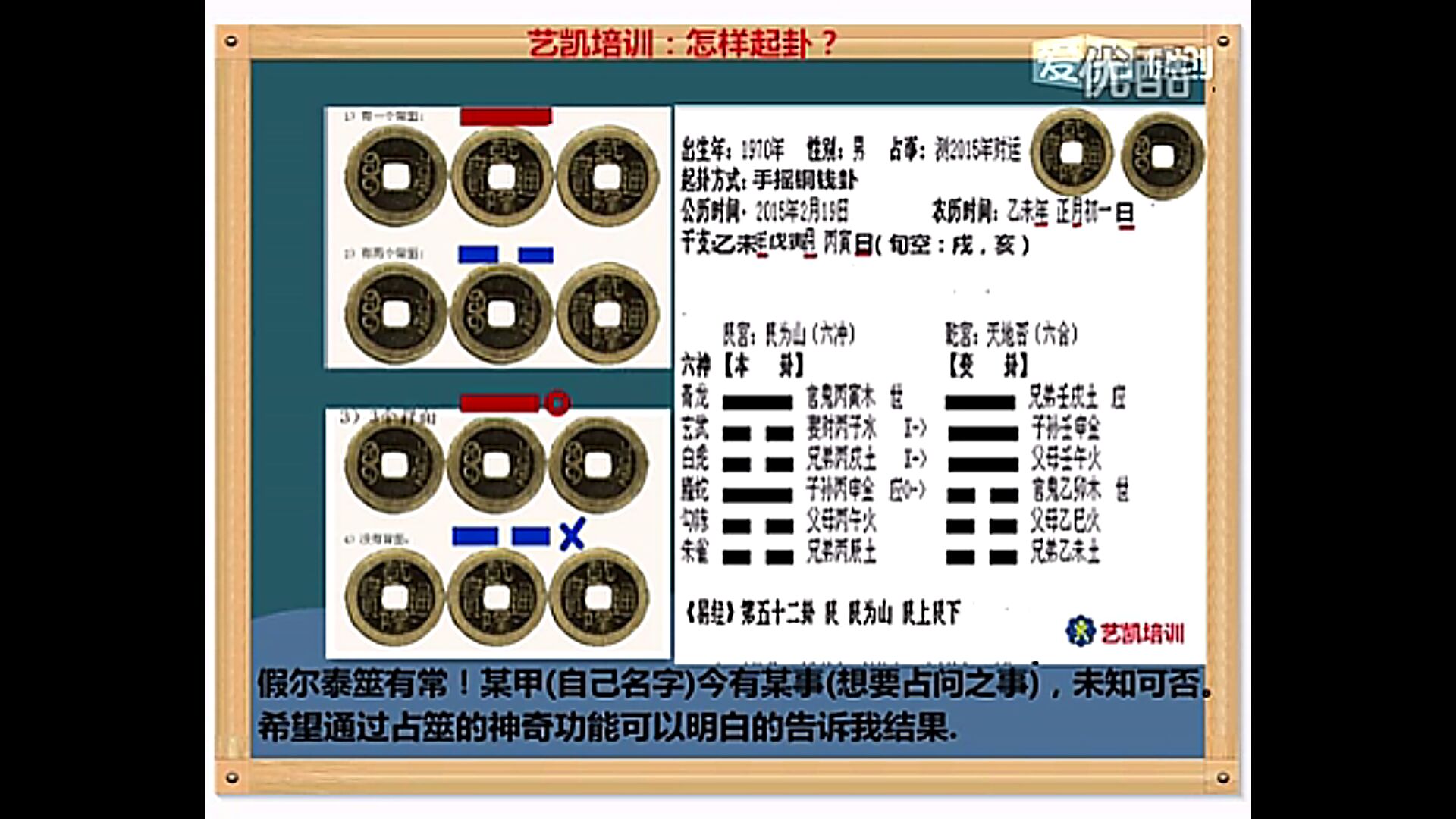 周易六爻占卜方法有哪些方法不拘，铜钱时间报数